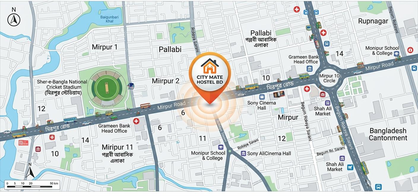 Mirpur Map